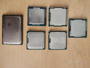 Lotto 6 Processori CPU Intel & AMD - Core i3