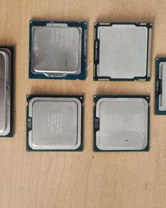 Lotto 6 Processori CPU Intel & AMD - Core i3