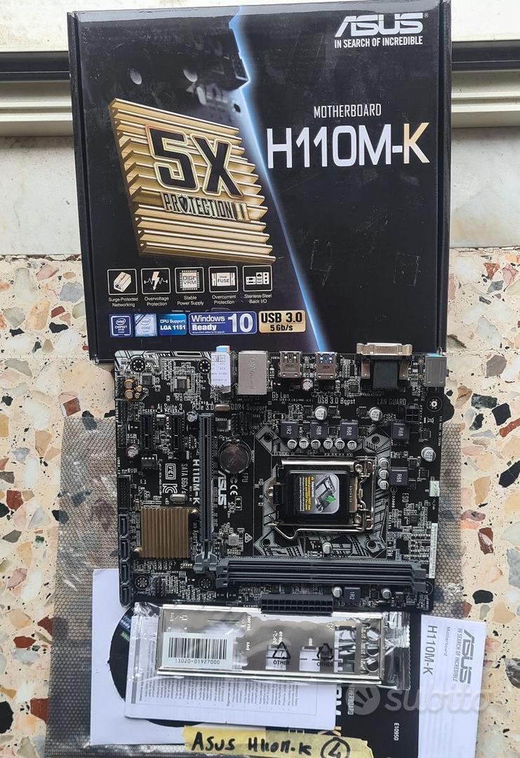Scheda madre 1151 Asus H110M-K in scatola - Informatica In vendita a ...