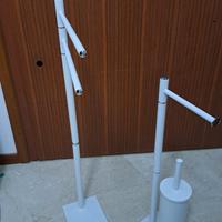 Portasciugamani da terra+portarotolo c.i.