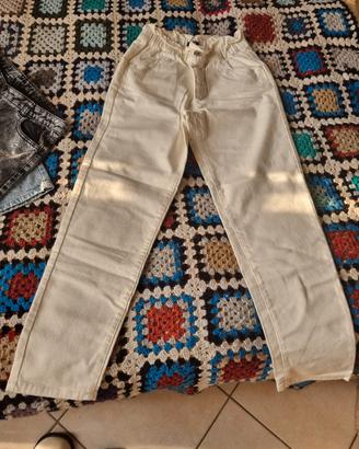 Combo jeans cullote-pantalone paper bag 14-15 an
