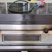 FORNO PROFESSIONALE 2 TEGLIE 40X60 500°C