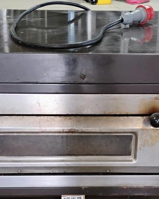 FORNO PROFESSIONALE 2 TEGLIE 40X60 500°C