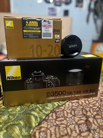 Nikon D3500 18-140 kit+ 10-20mm