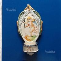 Acquasantiera ceramica Italia centrale? '900