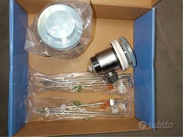 2x pilette bagno con troppo pieno