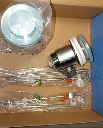 2x pilette bagno con troppo pieno