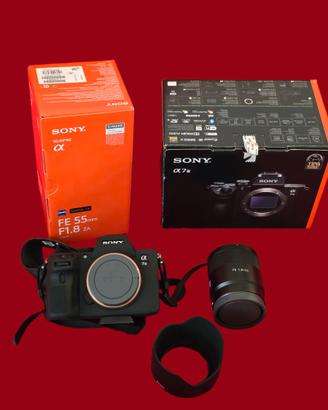 SONY a7III Mirrorless +  Obiettivo SEL-55F mm