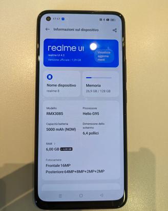 Smartphone Realme 8 RMX3085