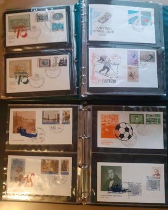 Francobolli Fdc Italia 1966/1976 completa