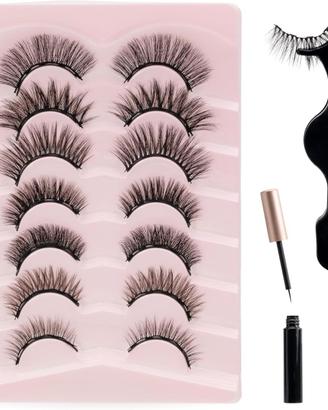 NUOVO-Ciglia Finte - 3D in Fibra Sintetica - Riuti