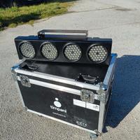 4 barre led wash dmx 400 watt 