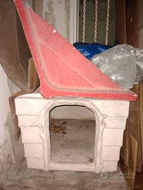 Cuccia per esterno in muratura 