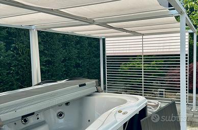 Gazebo Pergola con tenda