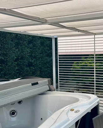 Gazebo Pergola con tenda