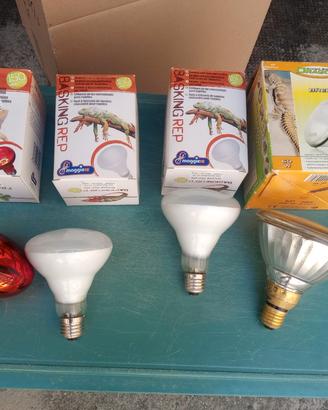 Lampada per terrario prezzo per 4 pezzi! NUOVE 