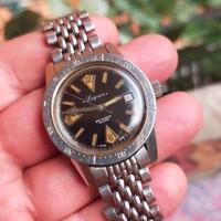 orologio lugran skin diver 150mt 36mm senza corona