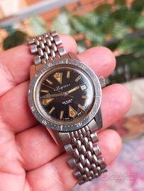 orologio lugran skin diver 150mt 36mm senza corona