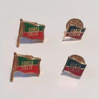 Lotto n° 4 SPILLETTE PARTITO POLITICO FORZA ITALIA