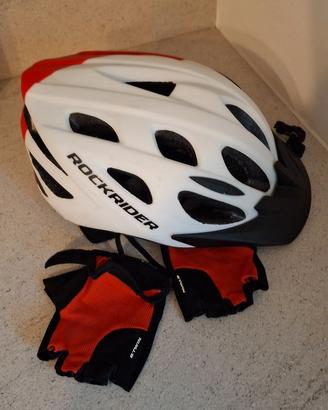 Casco bici e guanti