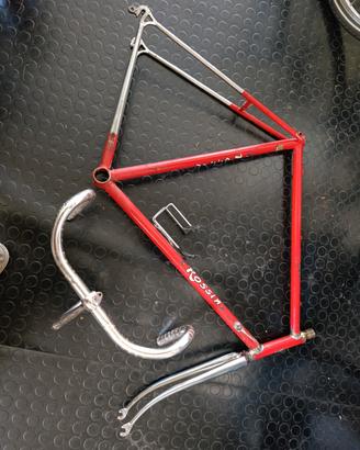 telaio bici corsa vintage Rossin tg 58