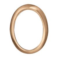 Cornice cimitero - bombata ovale in bronzo