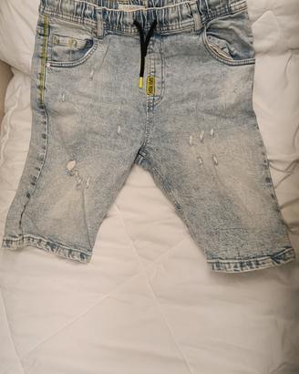 Jeans corti azzurri taglia S