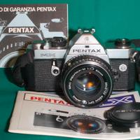 Corredo fotografico Pentax Mx con obbiettivi
