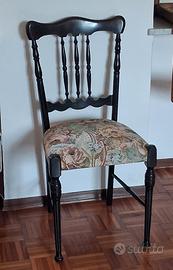 sedie in legno stile napoleonico 