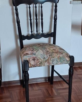 sedie in legno stile napoleonico 