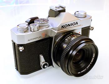 Konica Autoreflex T3 + Hexar 28 mm F 3,5