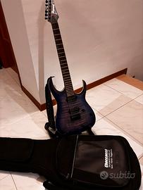 Set Chitarra Ibanez “Blue Lagoon Burst Flat”