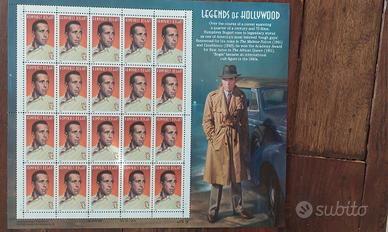 Foglio filatelico USA 1997 Humphrey Bogart 