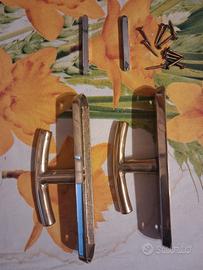 2 Maniglie per finestra in ottone