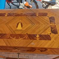 mobiletto bar e madia con radio intarsiate 