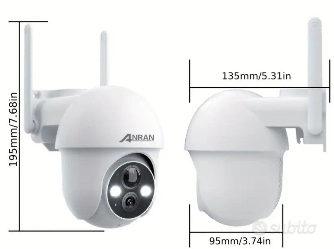 ANRAN 3MP Solare WIFI Telecamera Per Esterno Senza Fili Con - Foto 6