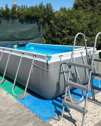 Piscina Fuori Terra Rettangolare 100x404x201 cm