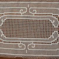 Centrotavola uncinetto filet