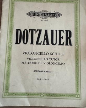 Libro DOTZAUER violoncello schule