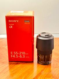 Teleobiettivo Sony E 55-210mm OSS pari al NUOVO