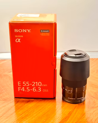 Teleobiettivo Sony E 55-210mm OSS pari al NUOVO