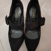 Décolleté scamosciata 