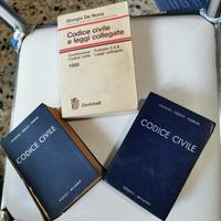 Lotto 3 libri Codice Civile vintage