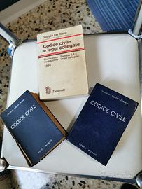 Lotto 3 libri Codice Civile vintage