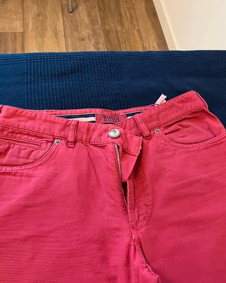 Pantaloni Boggi Rosso Corallo tg. 50 Slim