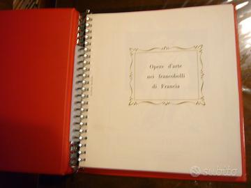 album francobolli d'arte