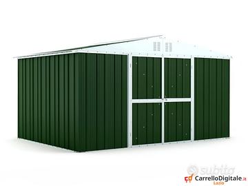 Box lamiera deposito Acciaio 403x269 verde scuro