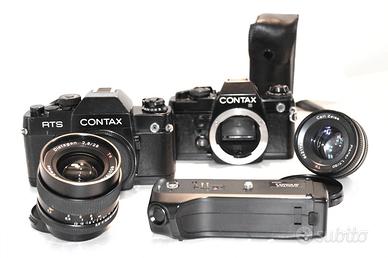 contax rtsII, 139Q, motore,  2 obbiettivi
