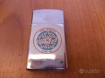 zippo slim 1975 nave portaerei USS Nimitz