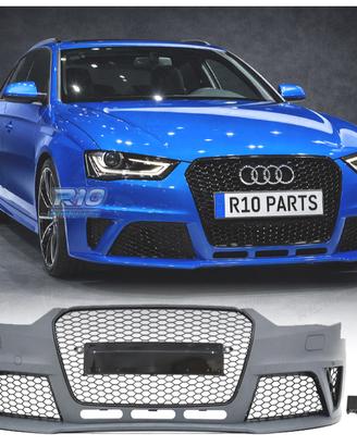 PARAURTI ANTERIORE AUDI A4 B8 11-15 LOOK RS GRIGLI